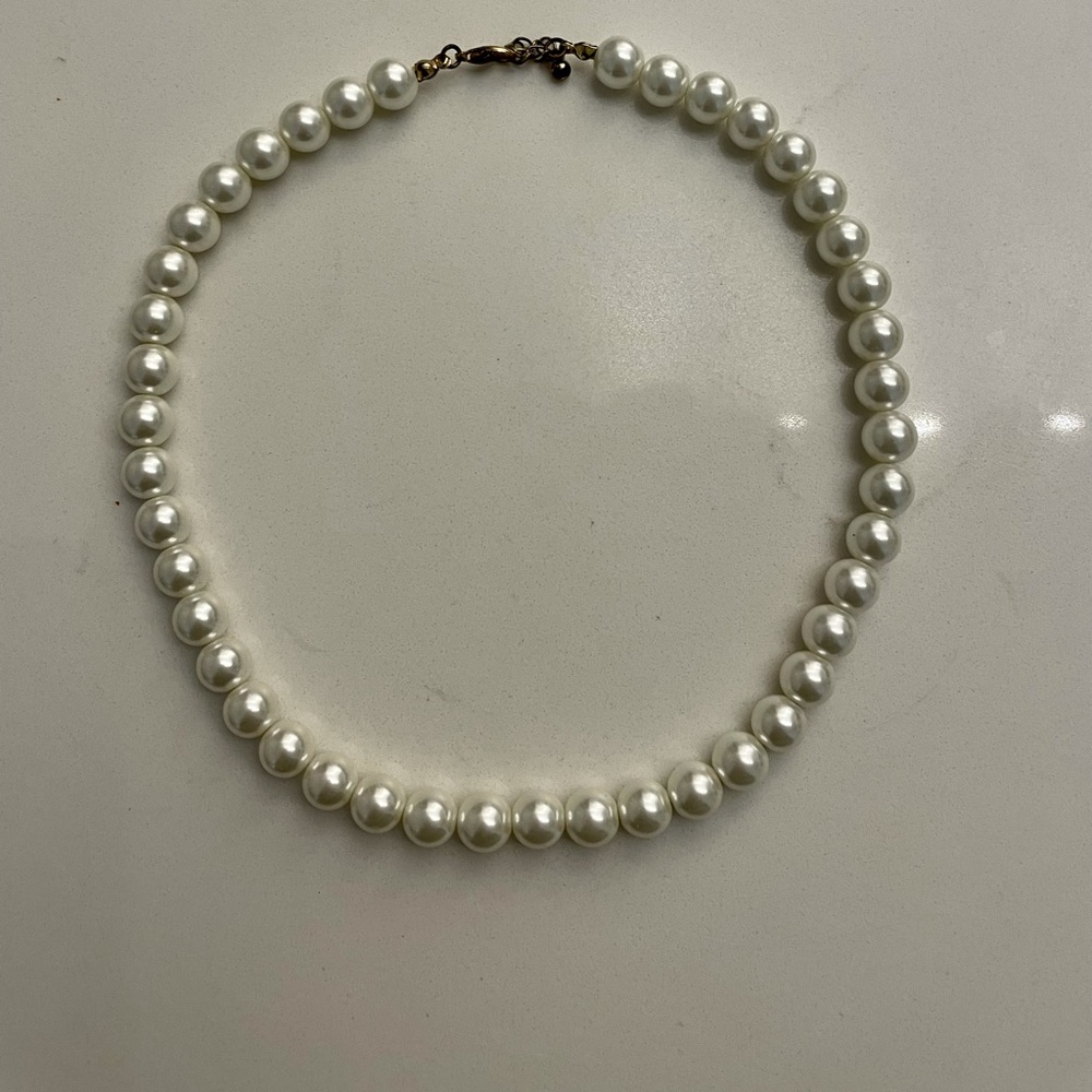 Faux strand of pearls costume jewelry